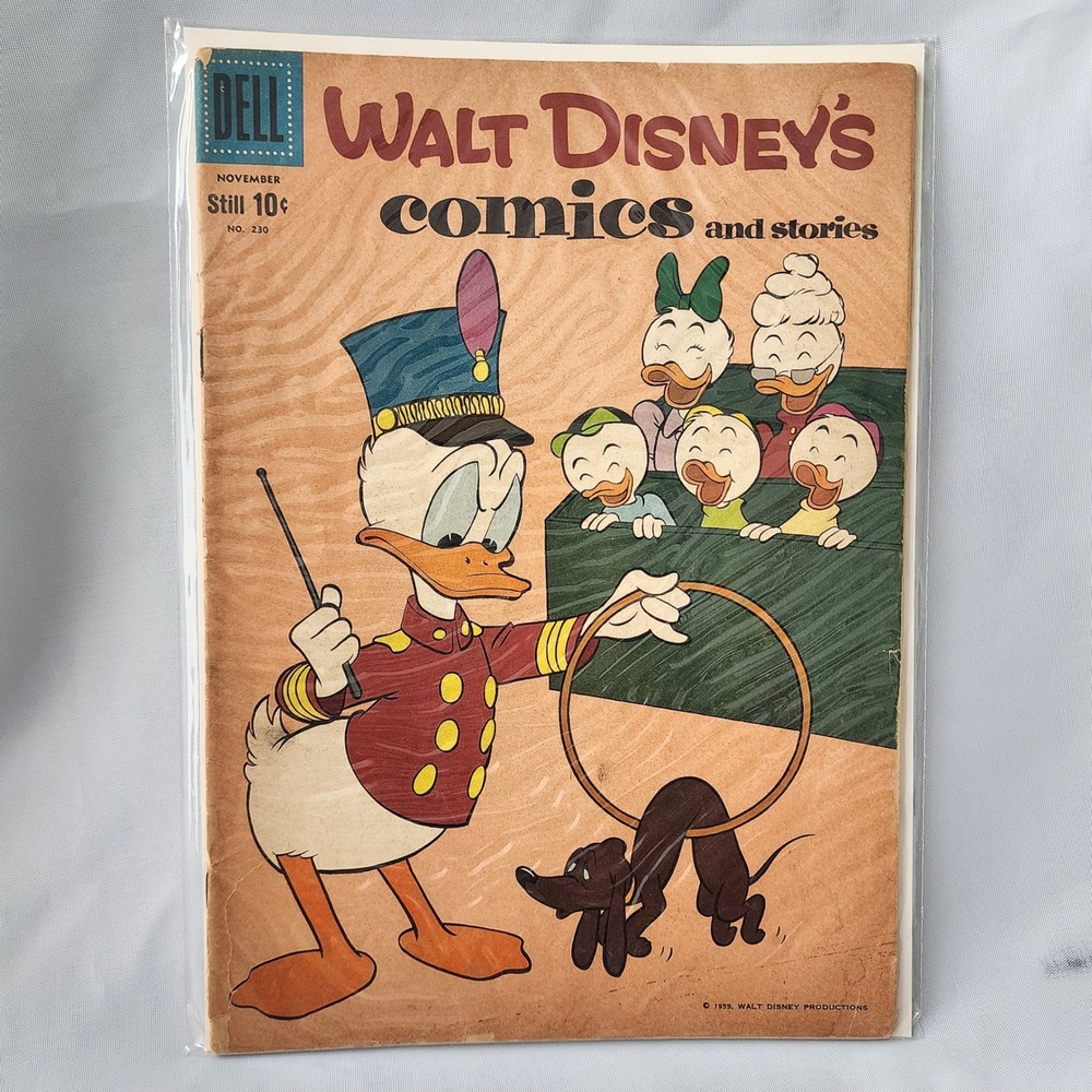 Walt‎ Disney's Comics & Stories Dell November 1959 Issue 230 Donald Duck Vintage